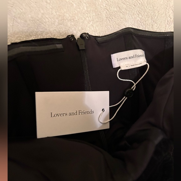 NWT Lovers + Friends Natasha Midi Velvet Dress - Picture 3 of 4